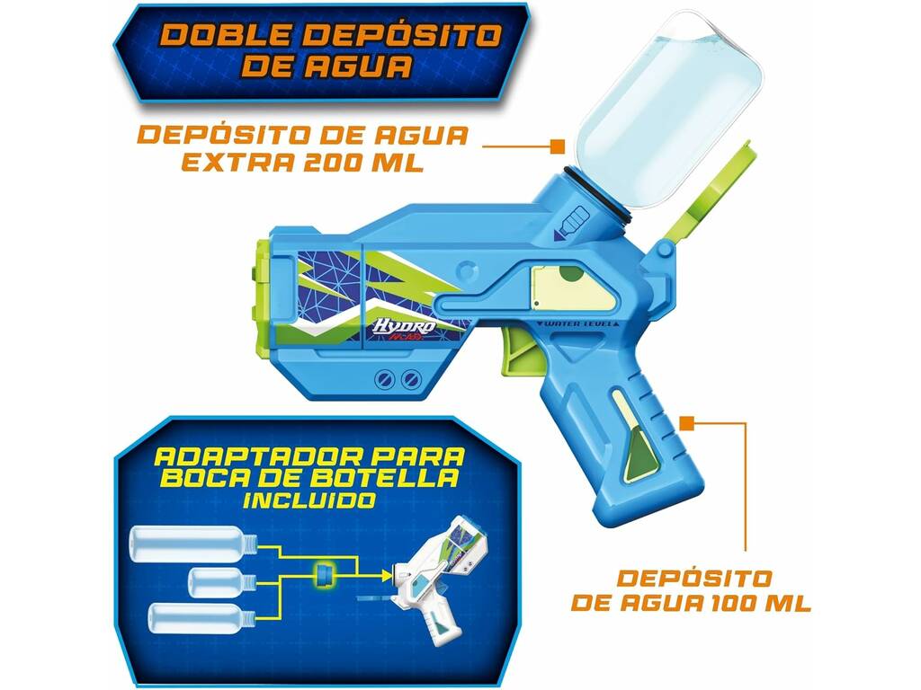 Hydro MAD Pack 2 mini-lanceurs d'eau électriques