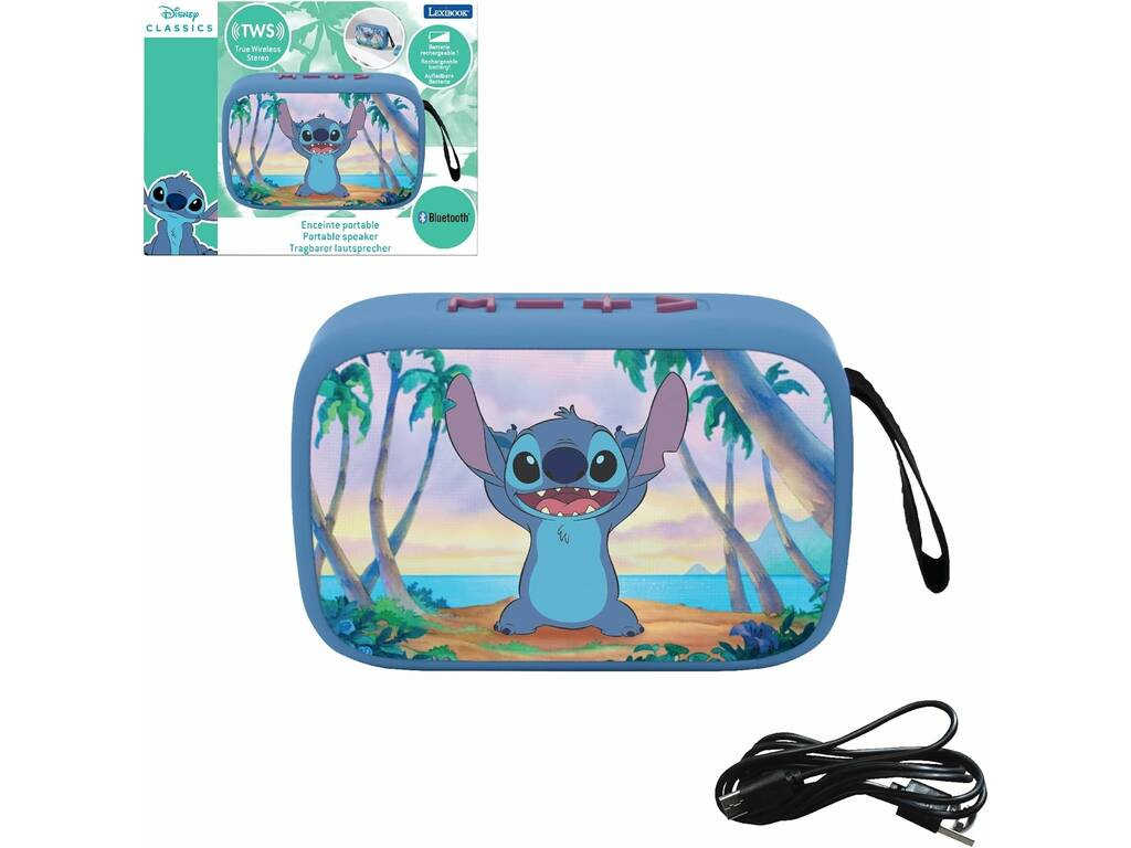 Haut-parleur portable Bluetooth Disney Stitch