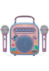 Enceinte Bluetooth Disney Stitch Karaok avec 2 microphones