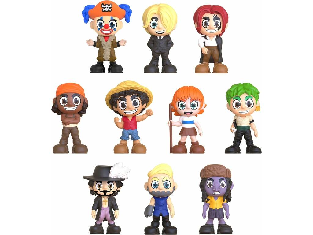 One Piece Barco Going Merry com 10 Microfiguras