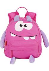 Mochila Creche PR Fluffy Fúcsia