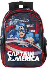 Mochila Infantil Marvel Capito Amrica Supreme