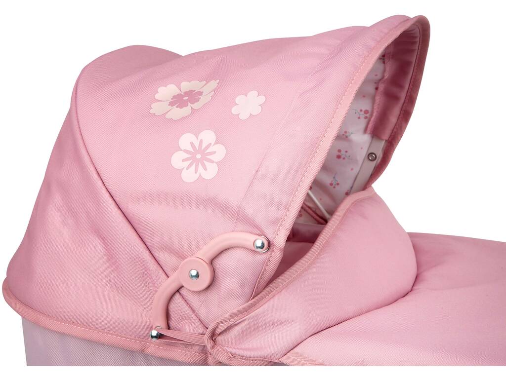 Poussette pour poupées avec capote Elegance et sac