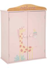 Ma première armoire en bois Nature 54,5 x 40 x 20,5 cm avec cintres