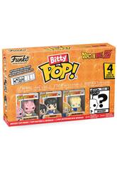 Funko Pop Bitty Dragon Ball Z Pack 4 mini Figuras com Majin Buu