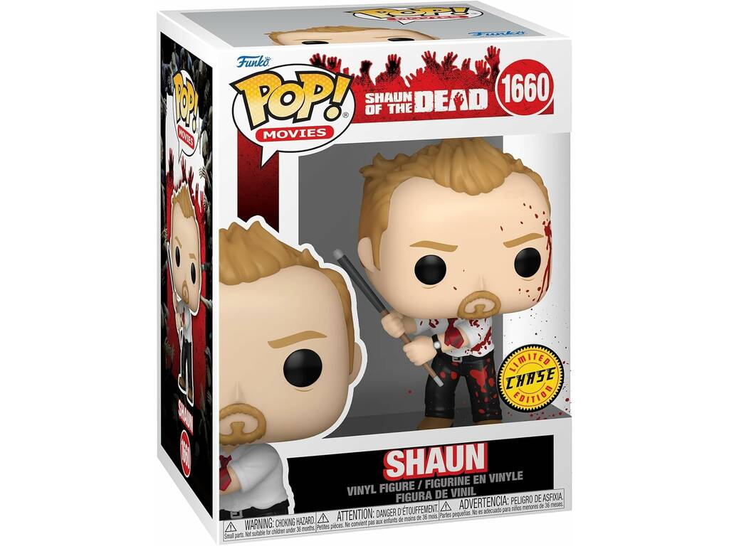 Funko Pop Movies Shaun Of The Dead Figura Shaun