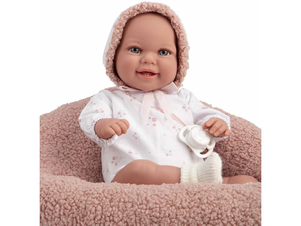 Poupée Elegance Babyto Rose de 30 cm avec coussin