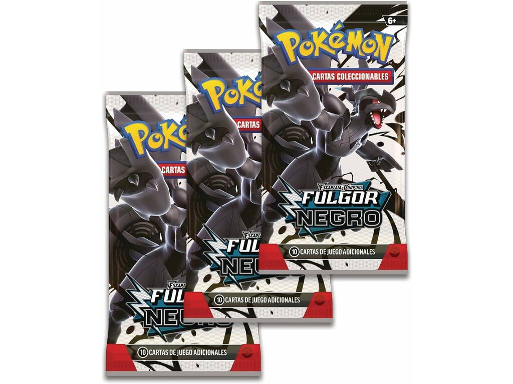 Pokémon TCG Scarlet et Purple Fulgor Noir Collection Blister avec autocollants spéciaux