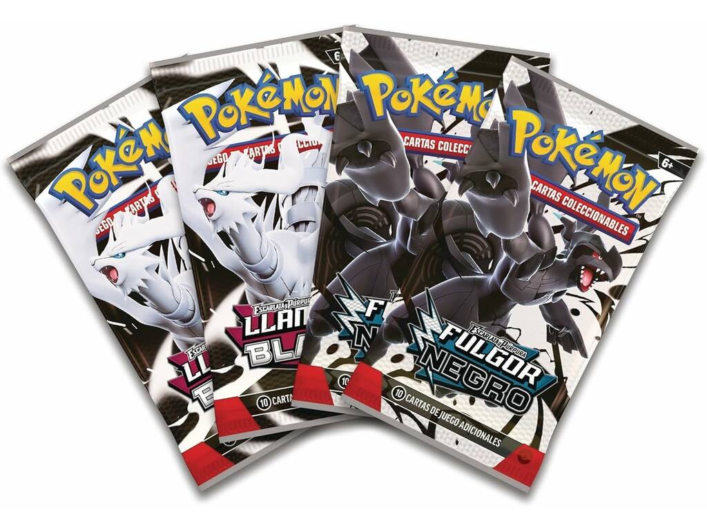 Boîte de Collection Pokémon TCG Ecarlate et Pourpre Fulgor Noir et Blanc Flamme Illustration Victini