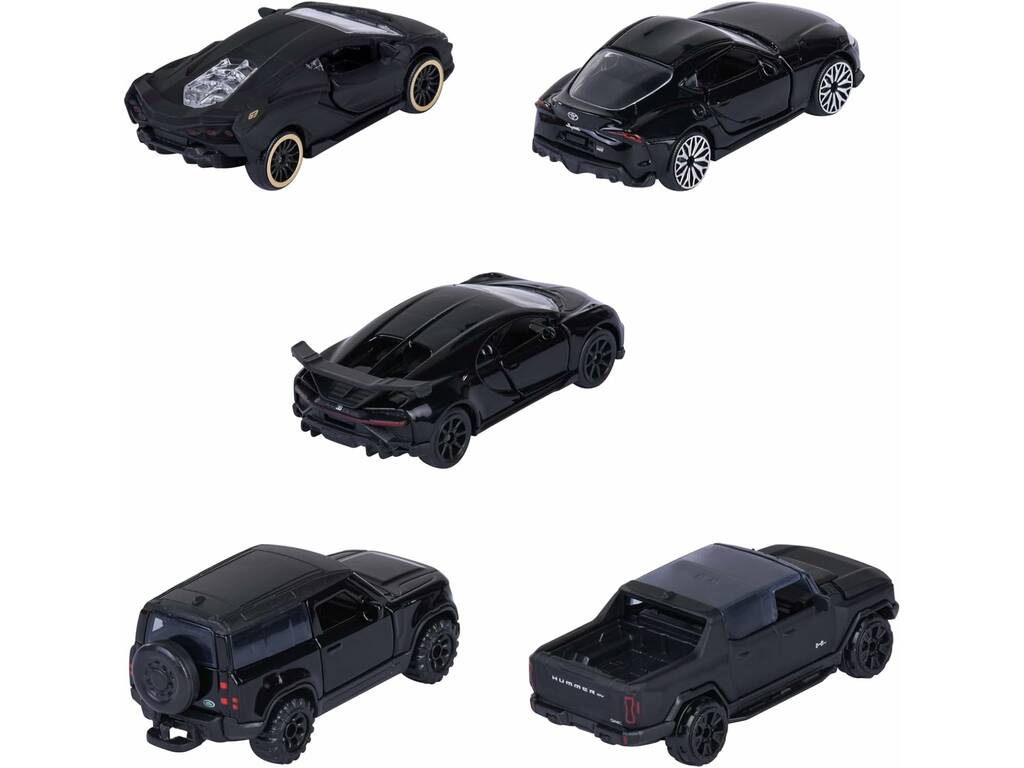 Majorette Pack 5 Carros Black Edition