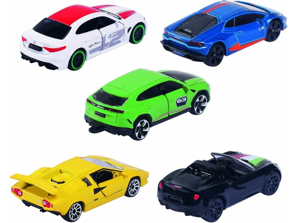 Majorette Pack 5 voitures Dream Cars Italie