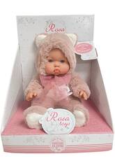 Boneca Bebé Ursinho de 30 cm com Chupeta