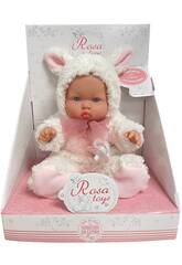 Boneca Beb Ovelhinha de 30 cm com Chupeta