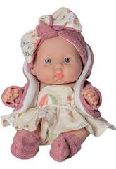 Boneco Gordinho Vestido Bege de 30 cm