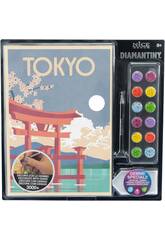 Diamantiny Dcorer avec des pierres prcieuses Carte postale de Tokyo