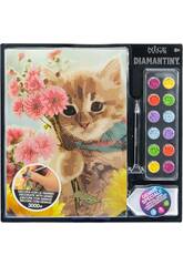 Diamantiny Décorer avec des pierres précieuses Chat