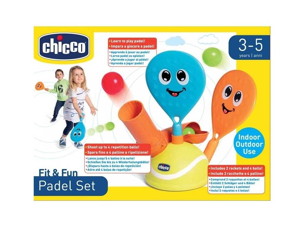 Set de padel Fit & Fun avec 2 raquettes et 4 balles