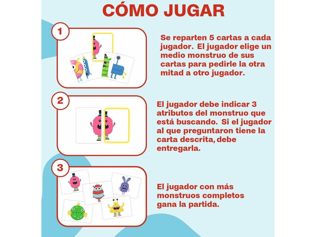 Medio Monstruo ¡Un Juego de Escuchar y Describir!