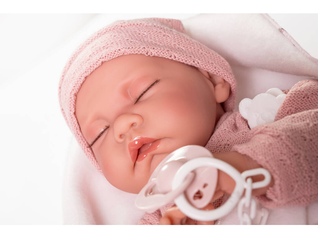 Newborn Baby Doll Luna 42 Cm With Blanket