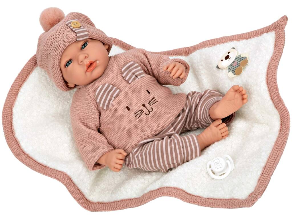 Muñeca Elegance Andie Con Manta 40 Cm