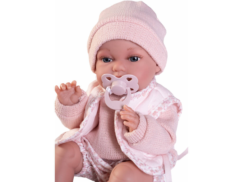 Poupée Posturitas Baby Toneta de 34 cm avec gilet et coussin