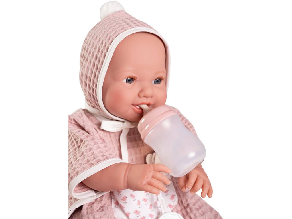 Mia Peeing Newborn Baby Doll 42 cm avec baignoire et accessoires
