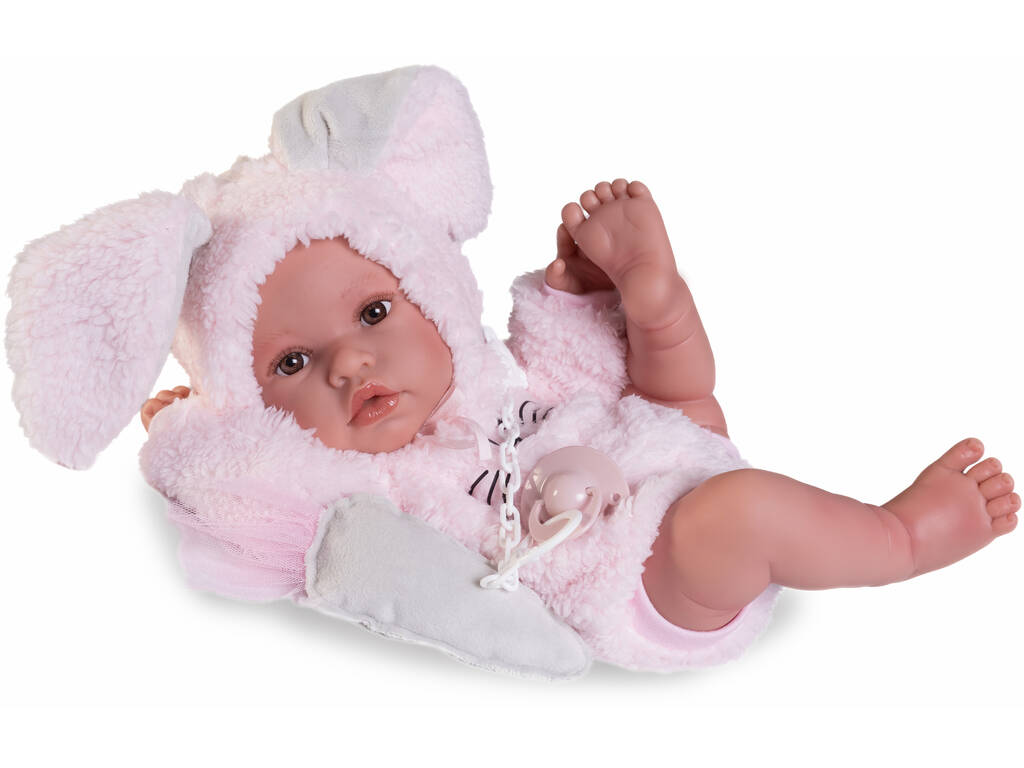 42 Cm Newborn Baby Doll Erika Bunny With Plush Toy