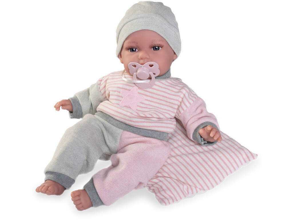 Poupée Toneta Babillage de 34 cm avec pyjama