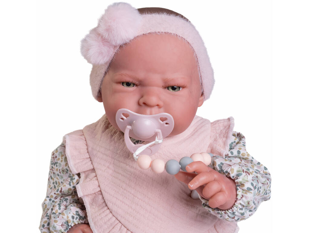 Boneca Bebé Sweet Reborn Lea de 42 cm com Babete Antonio Juan 80327