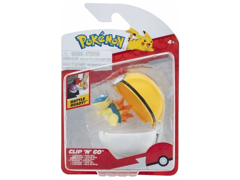 Figurine Pokémon Clip N Go avec balle