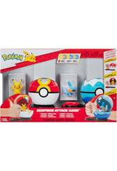 Pokmon Surprise Attack Game com 2 Figuras e 2 Balls