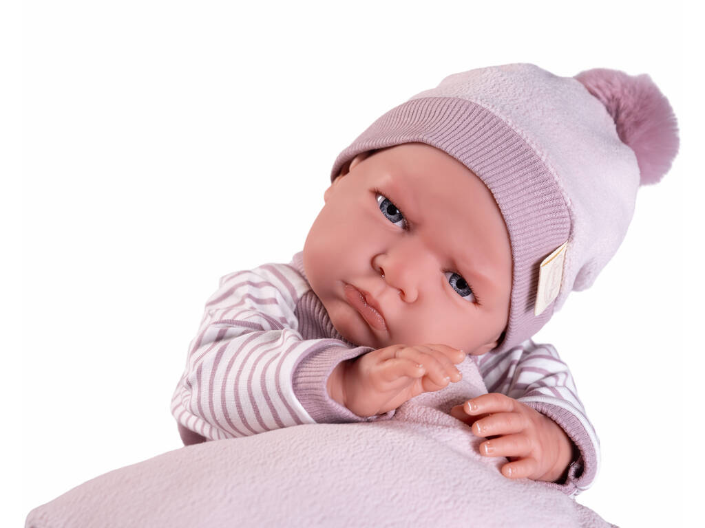 Poupée Bébé Mon Premier Reborn Berta de 52 Cm Avec Pyjama 