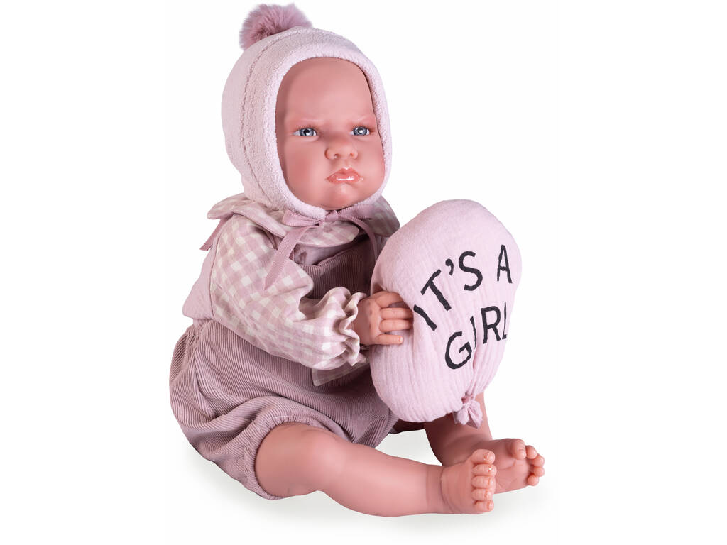 Poupée Bébé Ma première Reborn Berta de 52 Cm Avec Ballon 