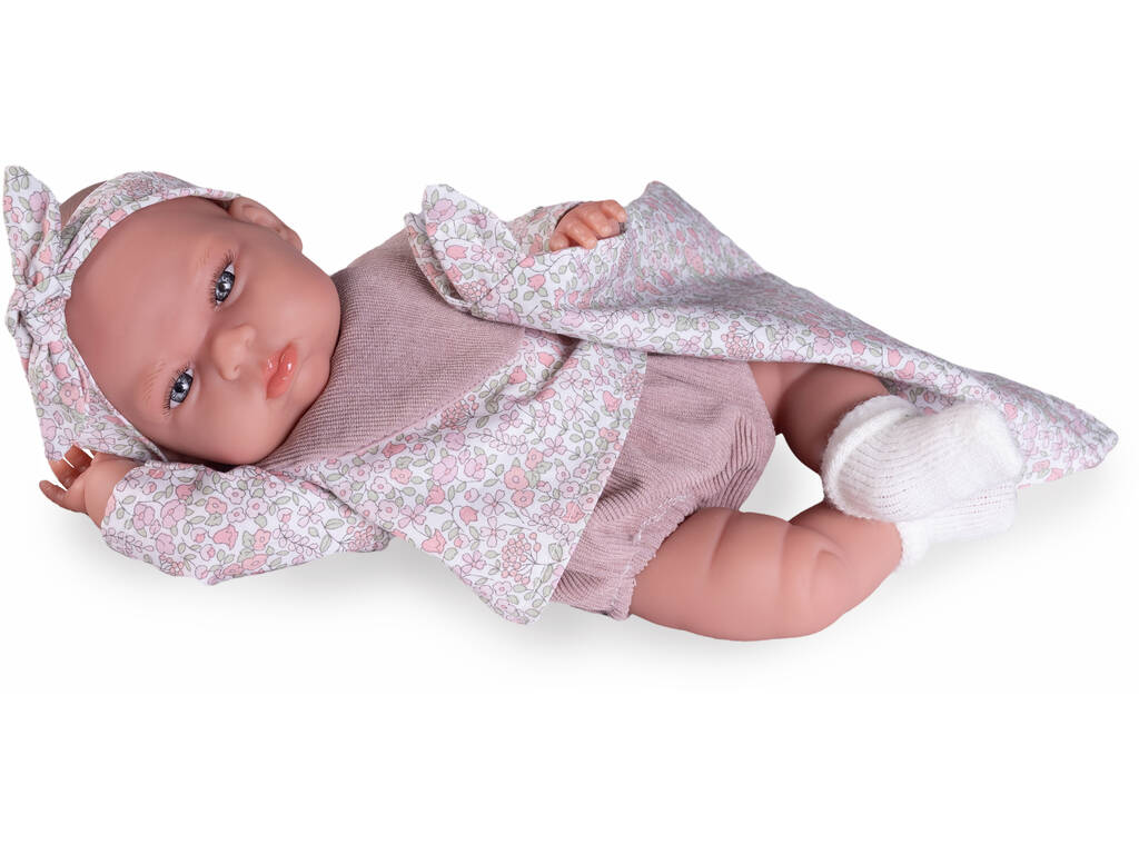 Poupée Tufi de 34 cm avec bavoir