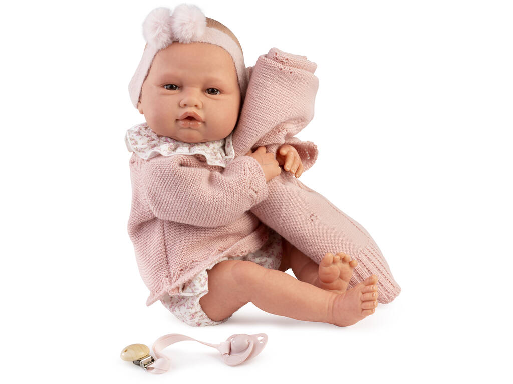 Reborn Baby Doll Love 50 Cm avec ensemble tricoté