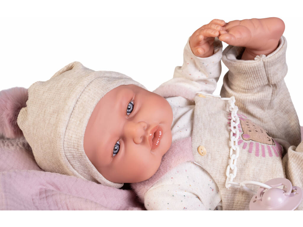 Babydoo Baby Doll Posturitas 50 Cm Avec Couverture