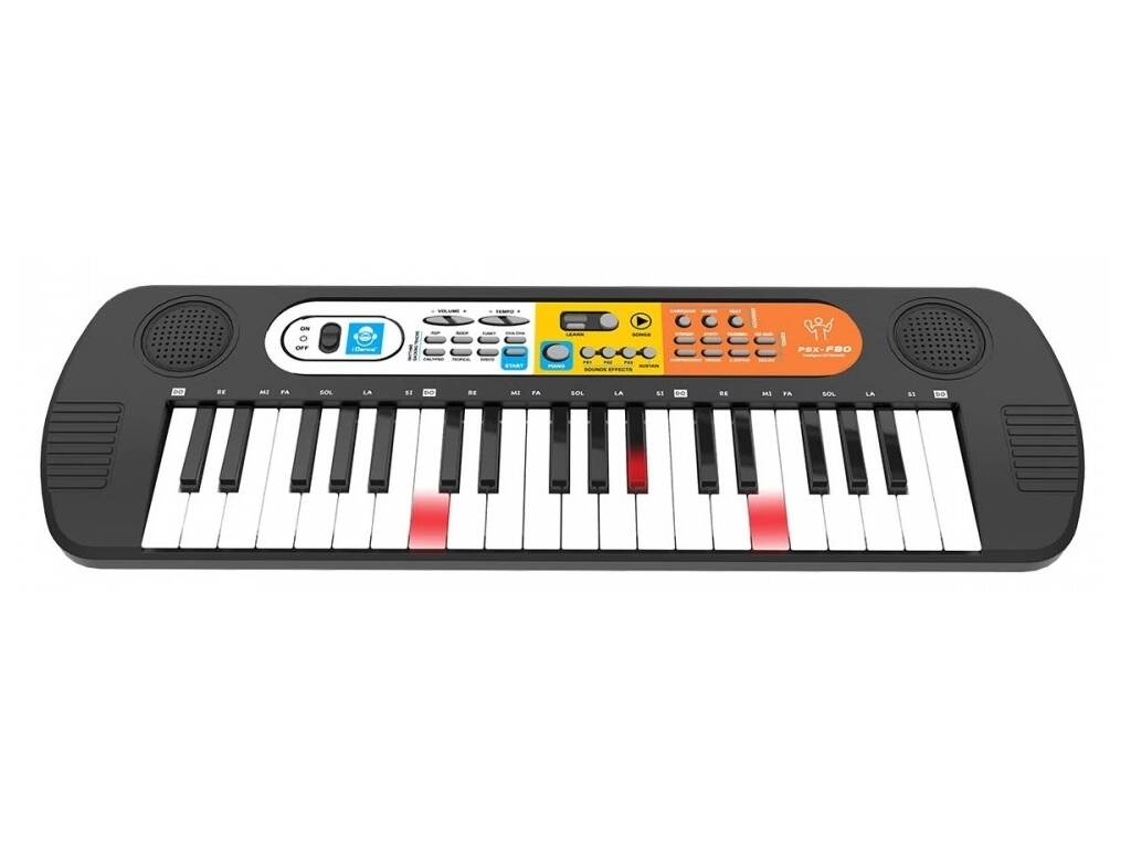 Clavier lumineux 37 touches 10 en 1
