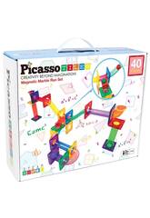 Picasso Tiles Circuito de Berlindes Magntico de 40 Peas