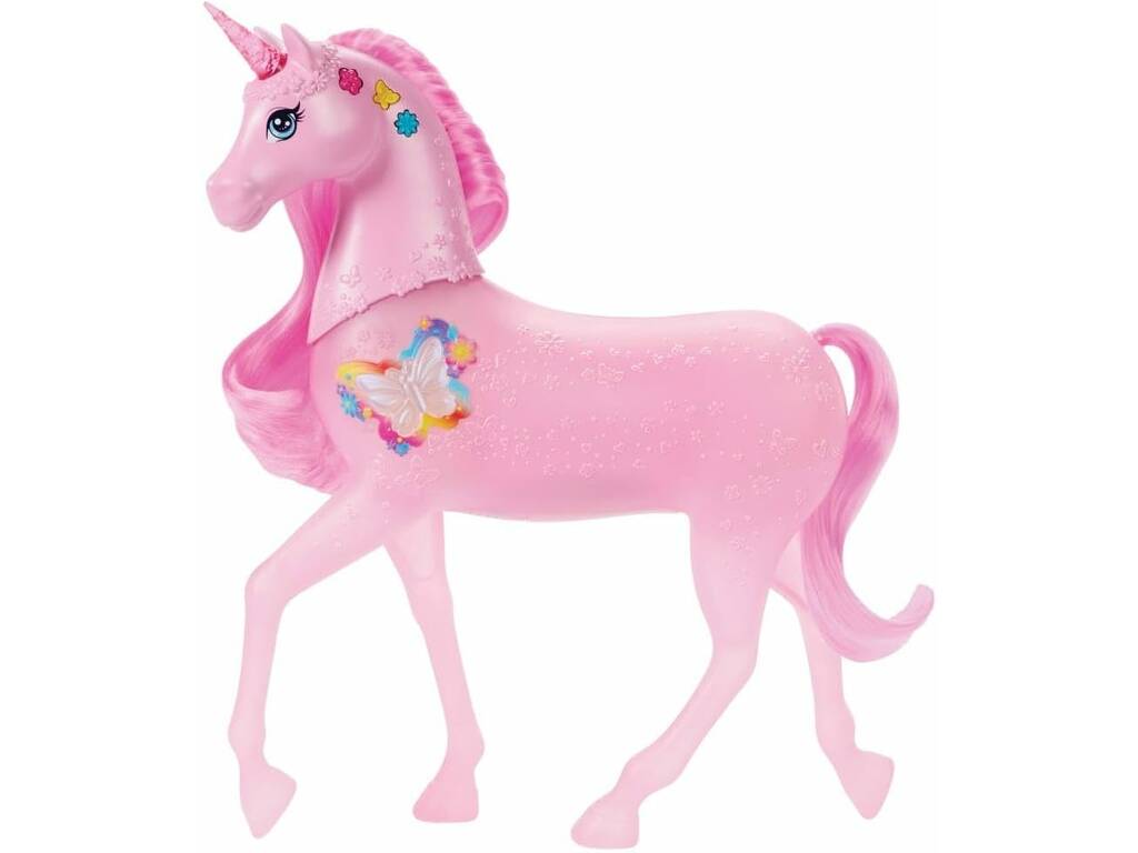 Barbie Unicornio Galopa y Brilla con Luces y Sonidos