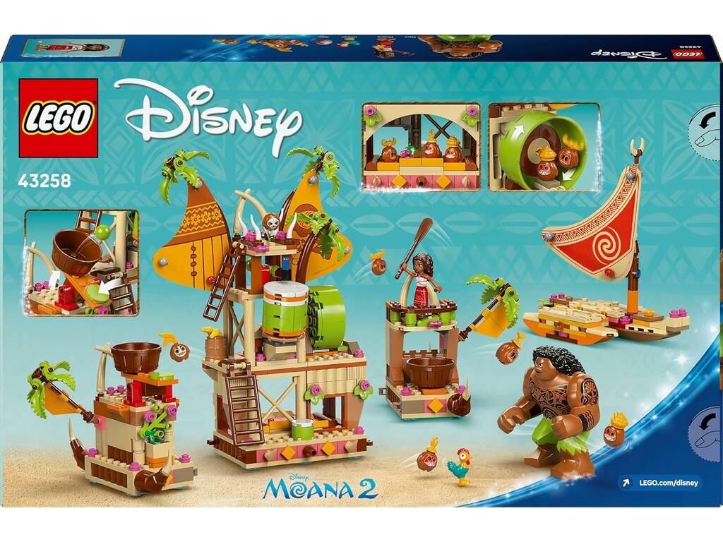 Lego Disney Vaiana 2 Barca dei Kakamora