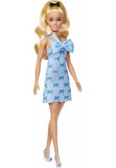 Barbie Boneca Vestido Azul com Lao