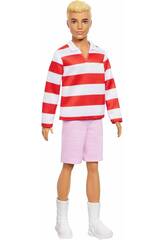Barbie Ken avec t-shirt rayé
