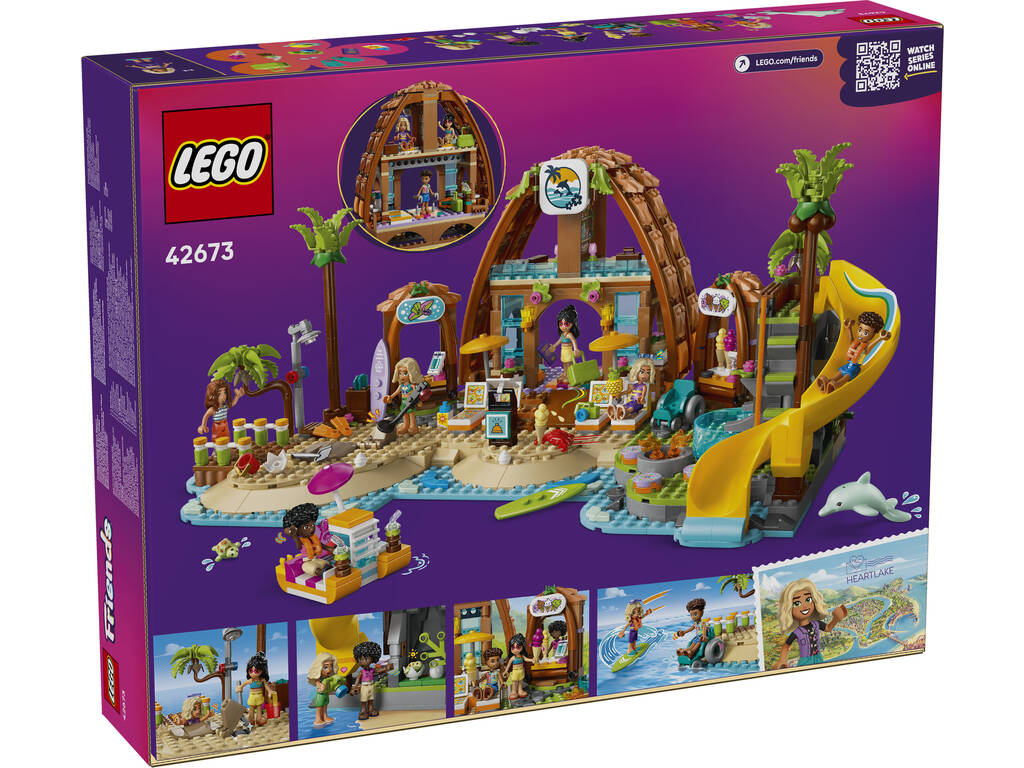 Lego Friends Hôtel de vacances en famille sur la plage