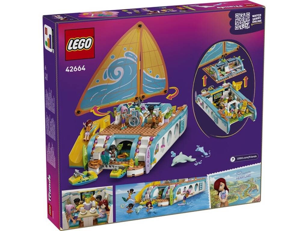 L'aventure Lego Friends sur le bateau ambulant