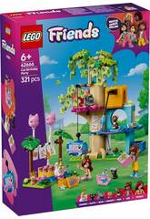 Fête d'anniversaire des amis Lego et maison de l'arbre Felina