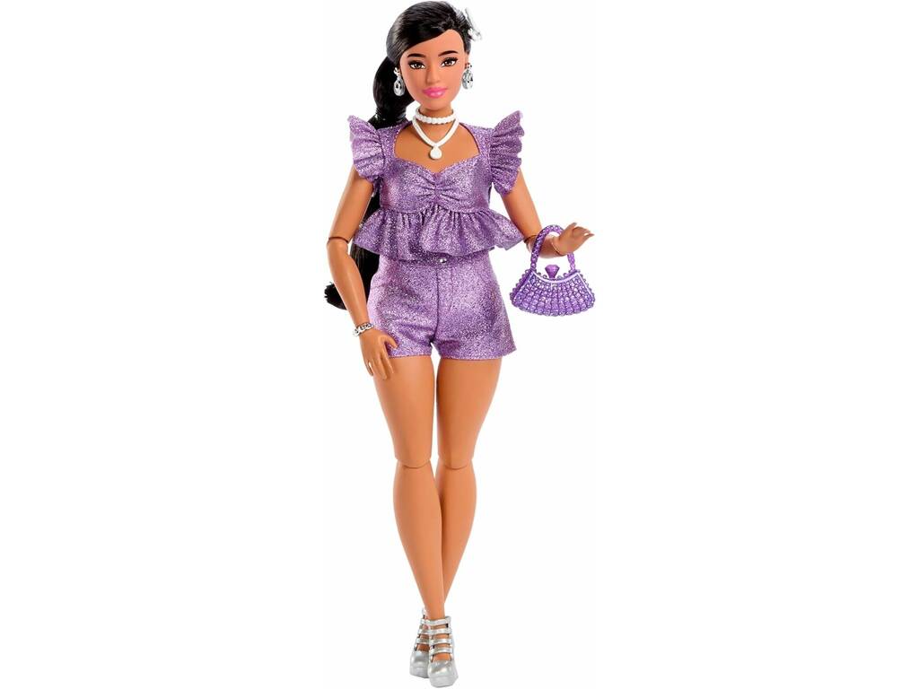 Barbie Deluxe Style Poupée Ensemble Violet Brillant