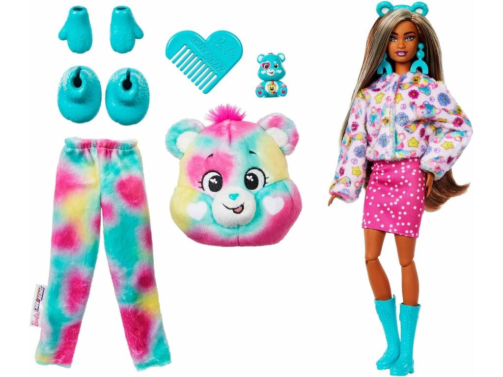 Barbie Cutie Reveal Oursons amoureux Poupée Bonnes vibrations