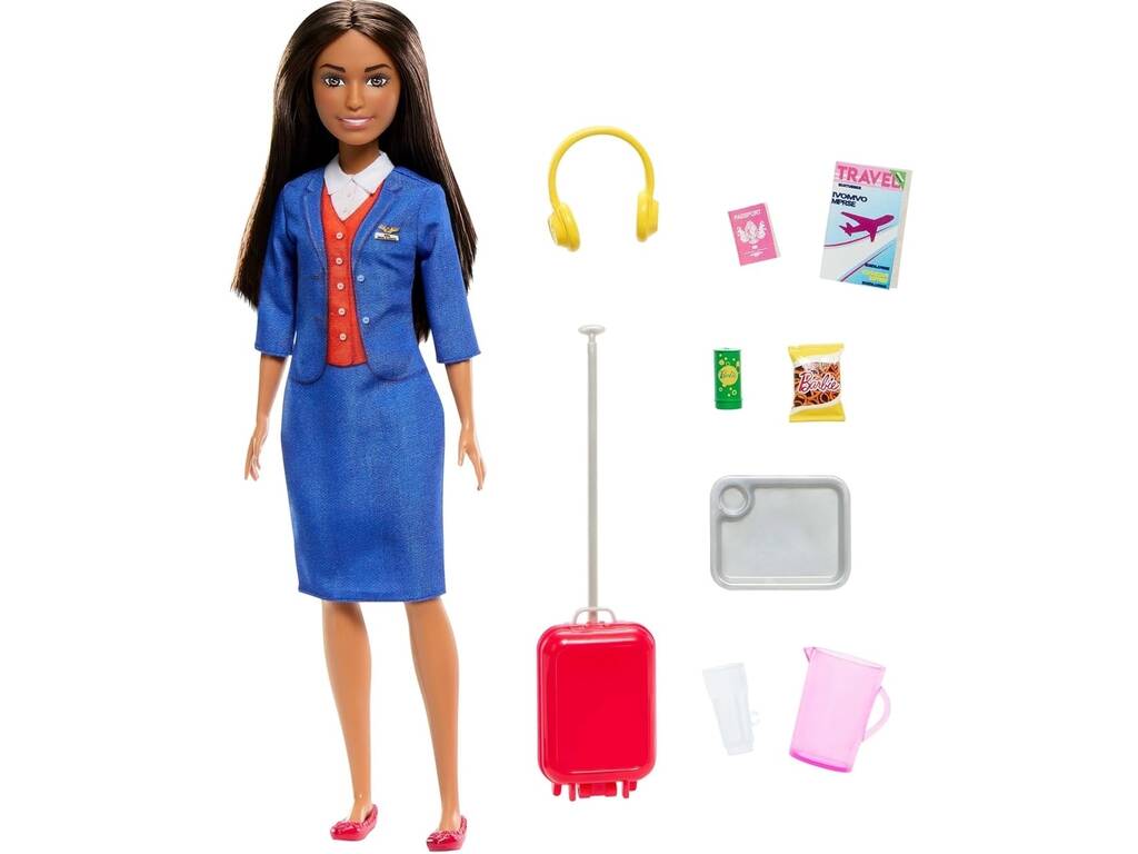 Barbie hôtesse de l'air