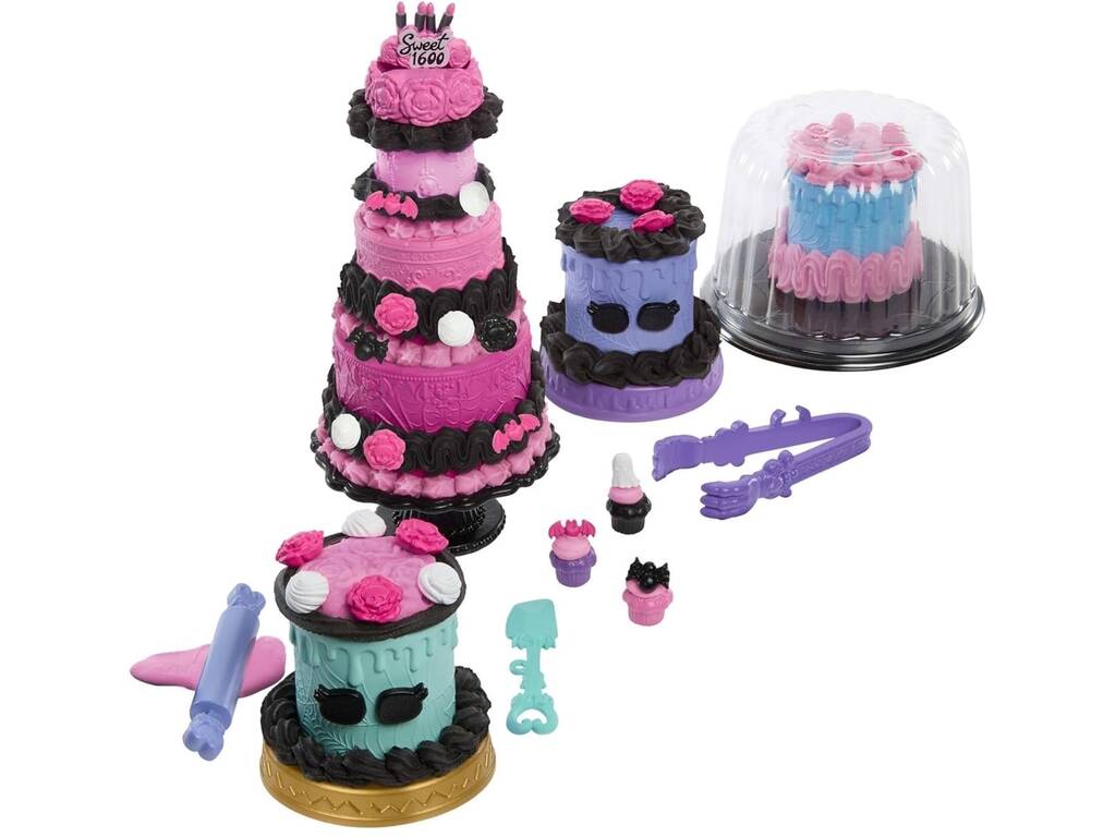 Kit d'anniversaire effrayant et sucré Monster High avec poupée Clawdeen Wolf