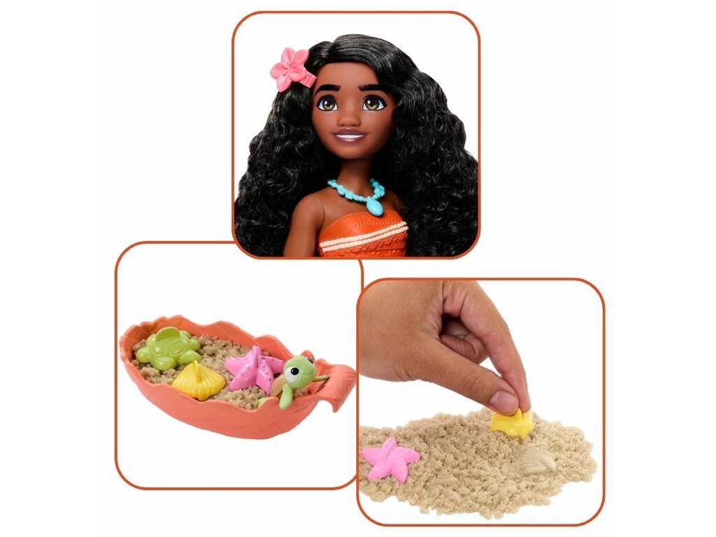 Poupée Vaiana et animaux de compagnie Disney Princesses